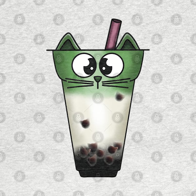 Boba Meow Tea by Nuffypuffy